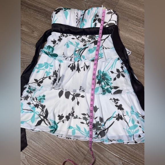 Sweet Storm Y2K Floral Print Spaghetti Strap Dress sz M - Picture 6 of 8